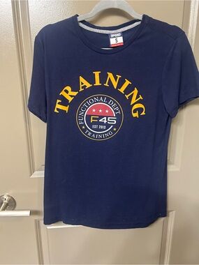 F45 Navy 'Training' Graphic Tee - Women's Small